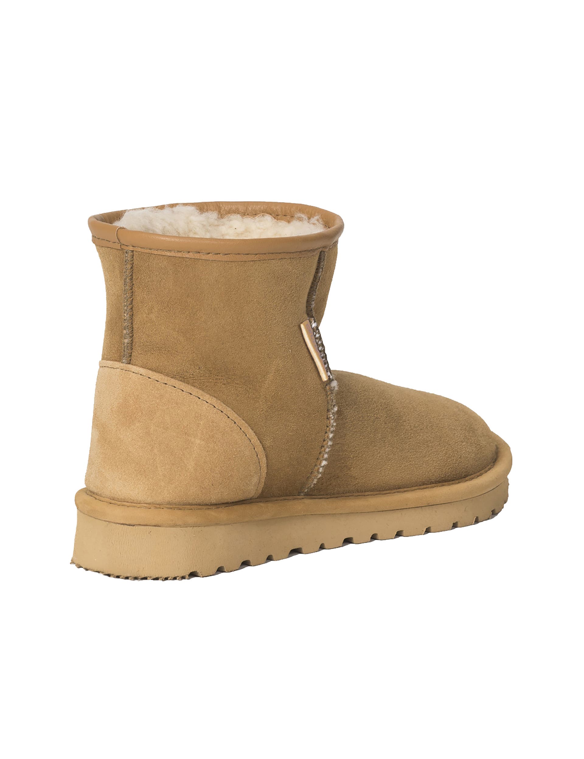 Celtic & Co. Classic Shearling Shortie Boots, Alternate, color, Spice