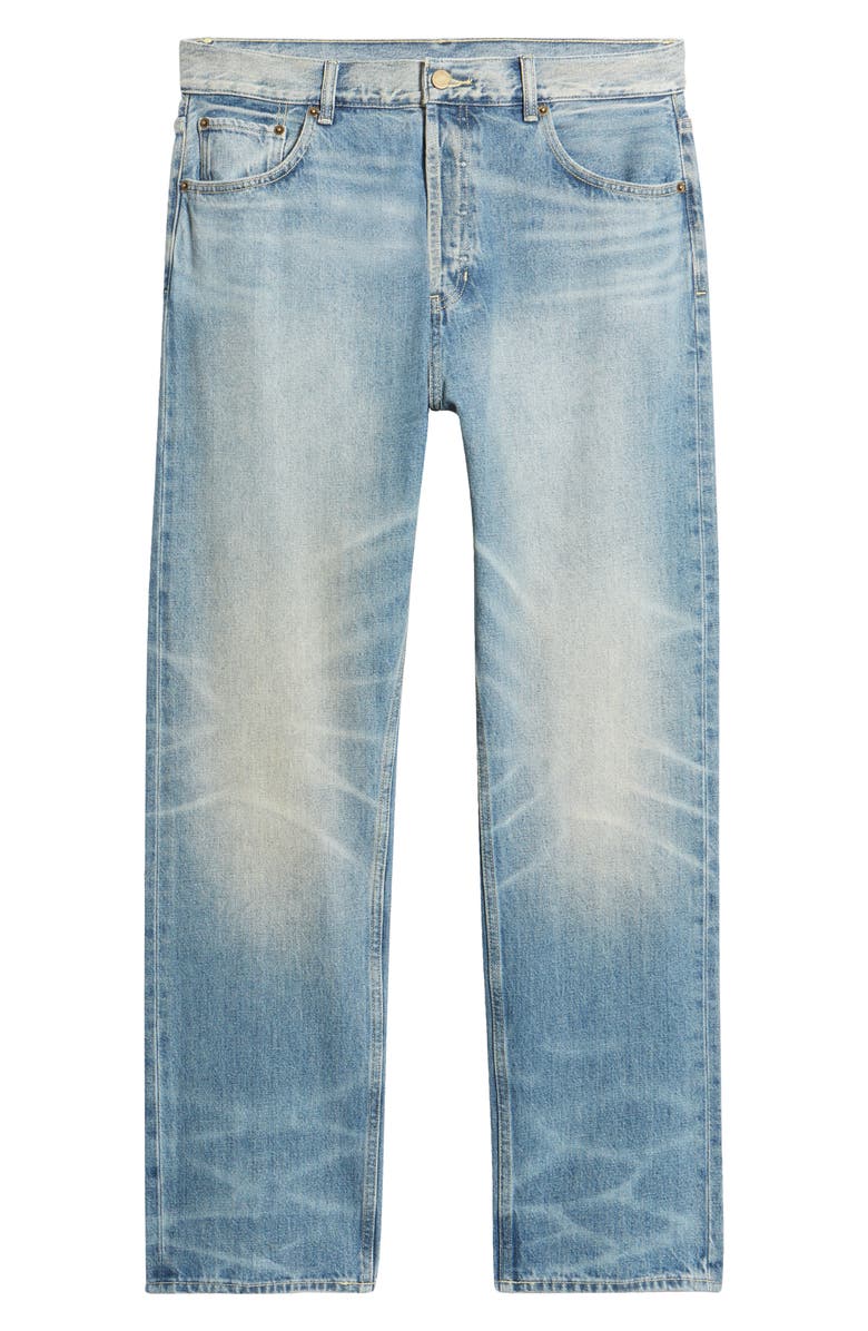 Fear of God Essentials Rigid Straight Leg Jeans, Alternate, color, 