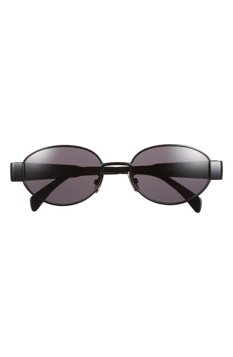 Triomphe 54mm Oval Sunglasses