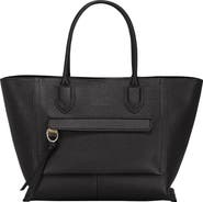 Longchamp Large Mailbox Leather Top Handle Bag
