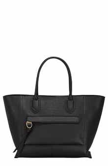 Longchamp Large Mailbox Leather Top Handle Bag
