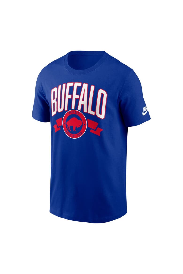 Men's Nike Royal Buffalo Bills Rewind Front and Back Hit Essential T-Shirt, Alternate, color, Royal