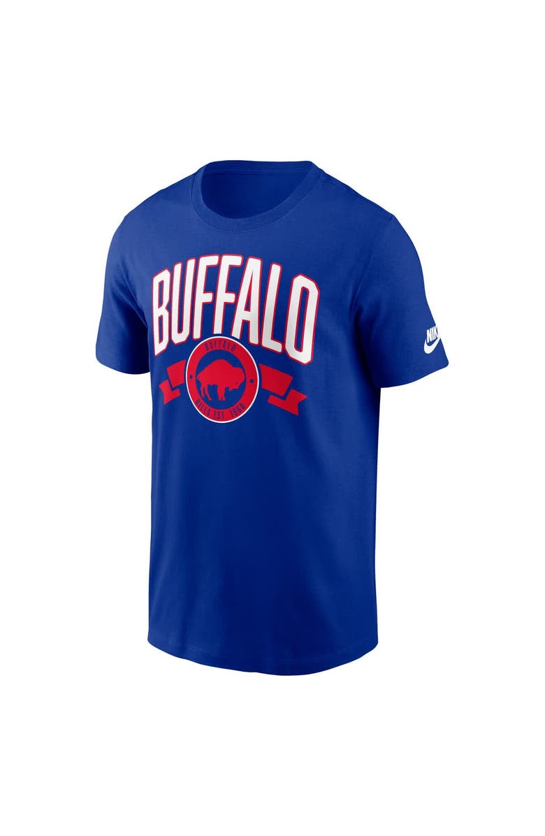Nike Men's Nike Royal Buffalo Bills Rewind Front and Back Hit Essential T-Shirt, Alternate, color, Royal