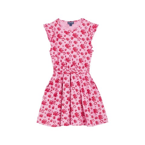 Kids' Turtle Heart Tahiti Cotton Dress