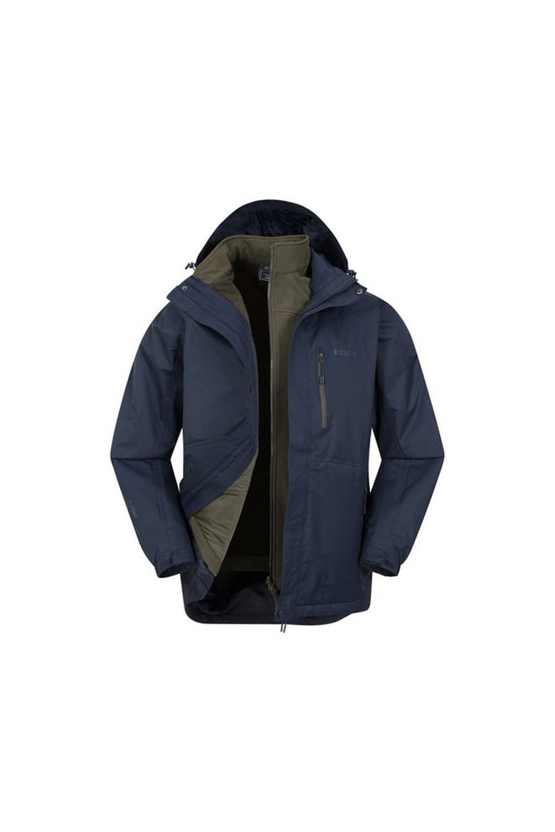 Bracken Extreme Three In 1 Waterproof Jacket, Alternate, color, Blue