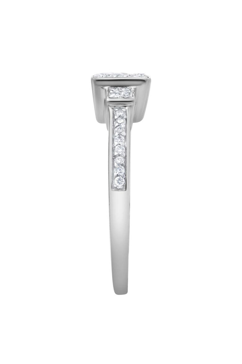 Solvienne 0.25 Ct Natural Diamond 10K Gold Ring, Alternate, color, 10K White Gold