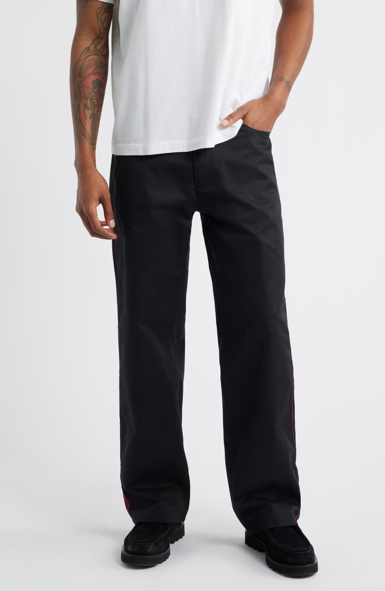 SANTO STUDIO Napoli Flight Team Milano Pants, Main, color, Black