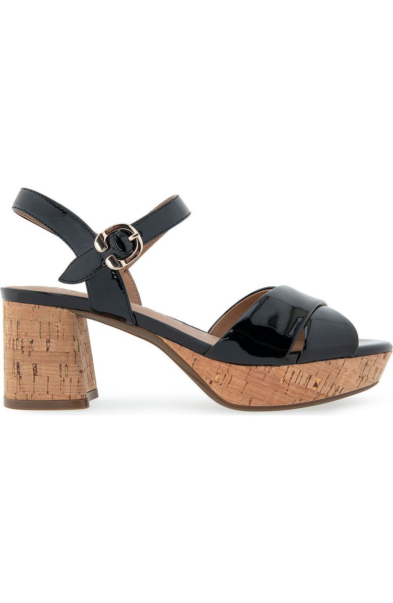 Aerosoles Cosmos Sandal - Wide Width Available, Alternate, color, Black Patent Pu