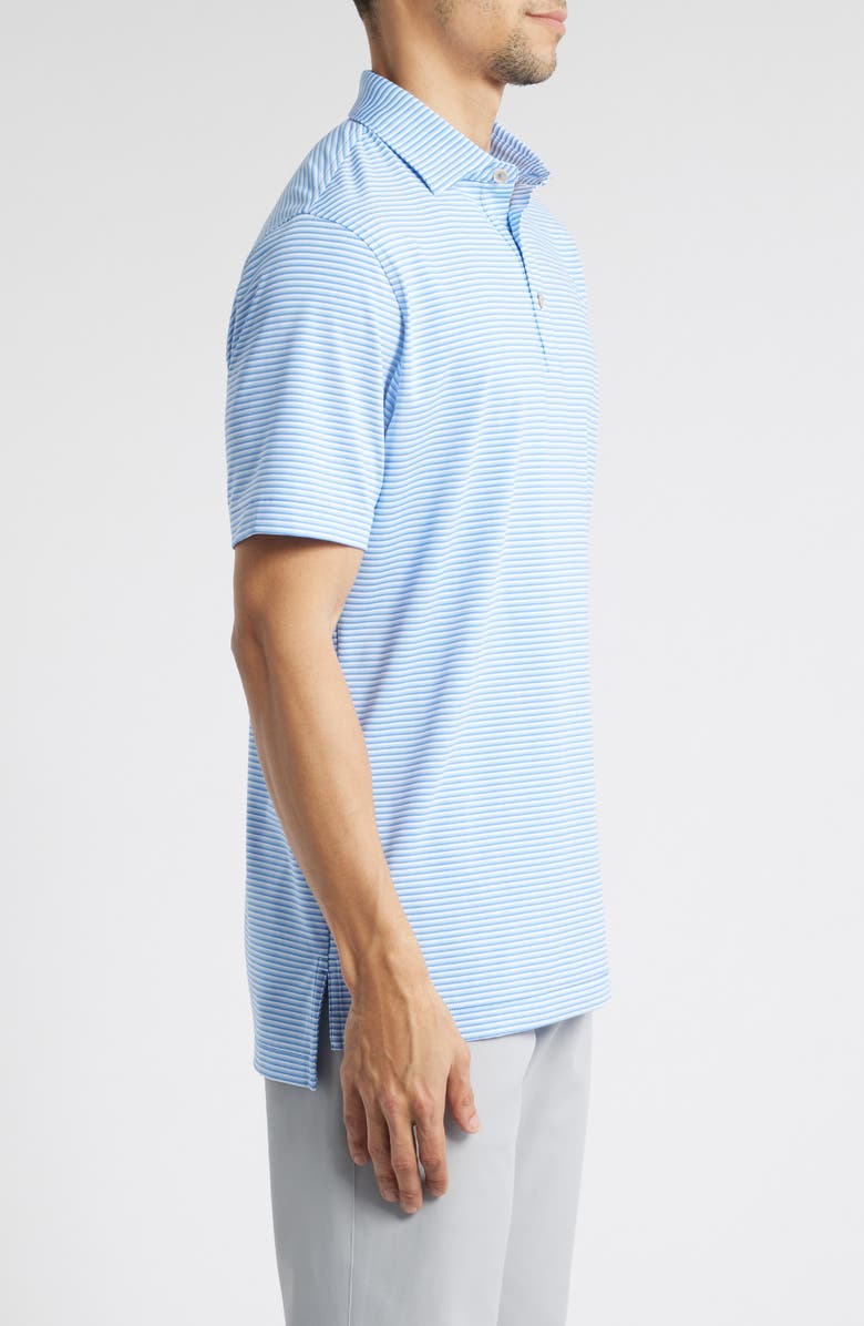 Peter Millar Linden Stripe Performance Jersey Polo, Alternate, color, 