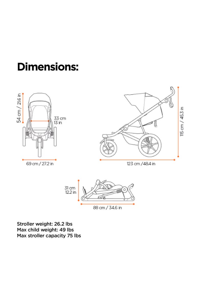 Urban Glide 3 All Terrain Stroller Bundle, Alternate, color, BLACK