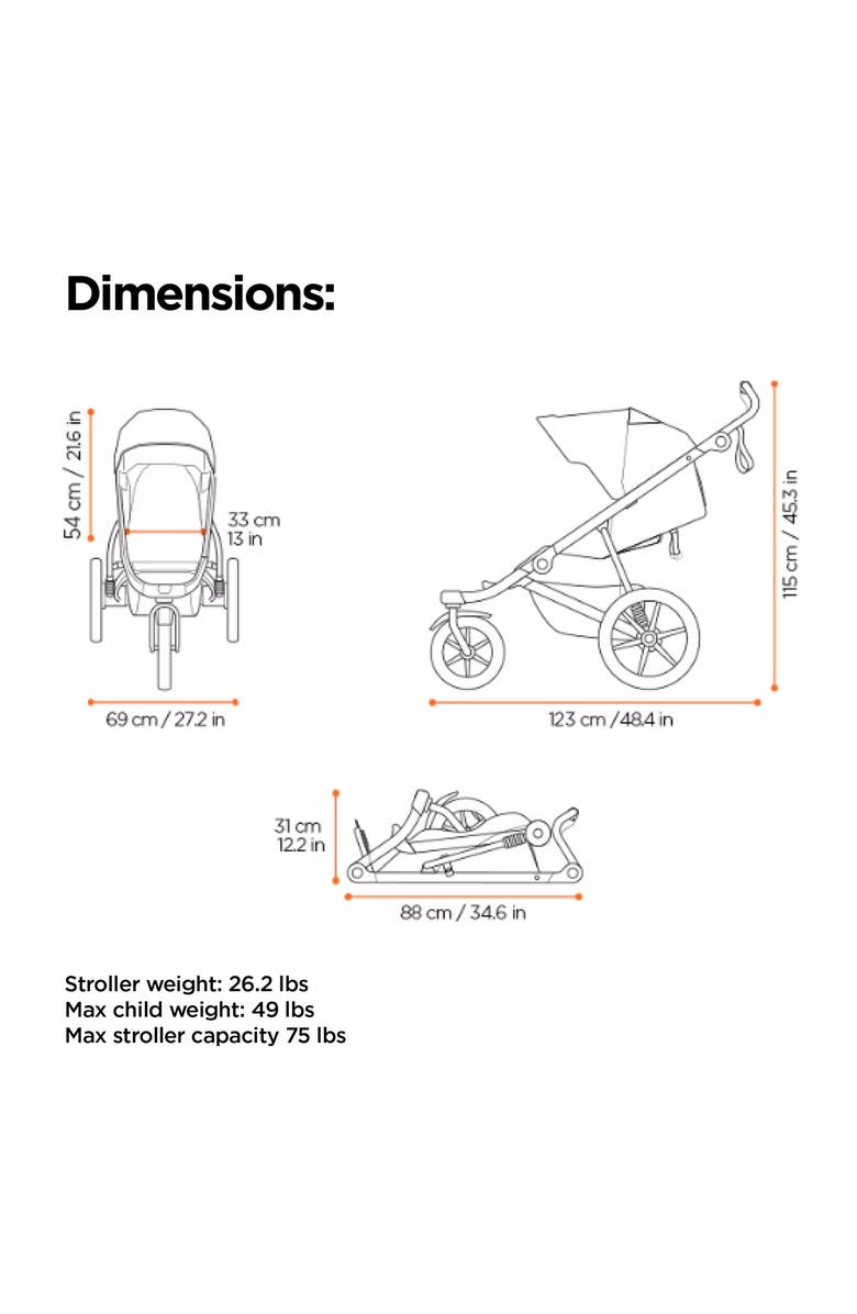 Thule Urban Glide 3 All Terrain Stroller Bundle, Alternate, color, 