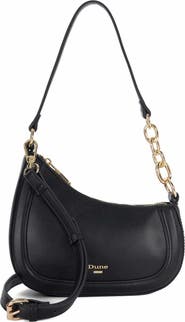 Dune London Direction Leather Shoulder Bag