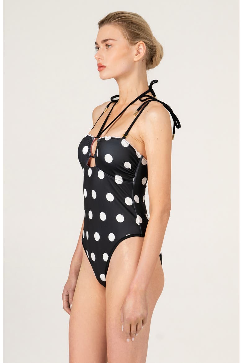 Paris Blush Reversible One Piece Swimsuit, Alternate, color, Pink