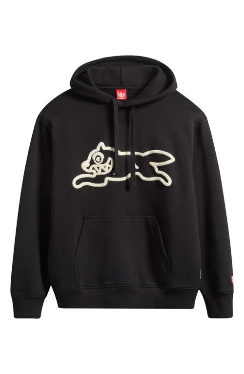 Icecream Sauce Logo Appliqué Hoodie In Black
