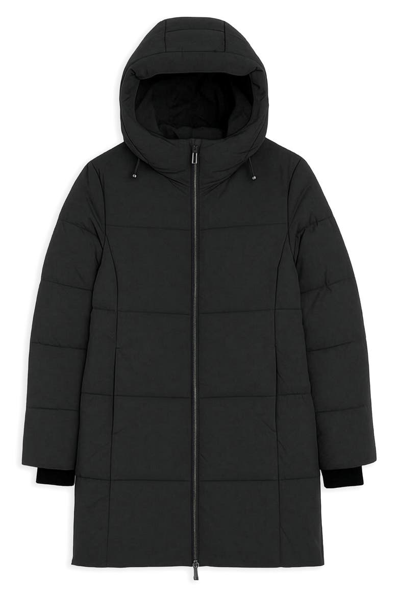 Cathy Puffer Parka, Alternate, color, BLACK