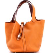 Pre-Owned Hermes Eclat Picotin Lock Bag Clemence MM