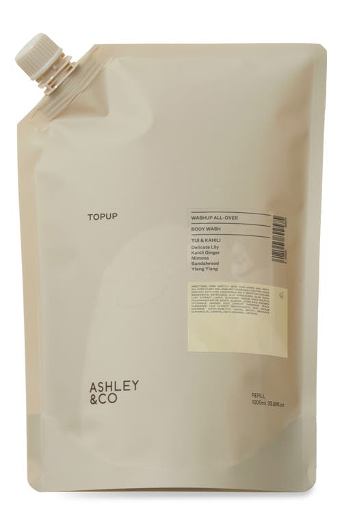 Ashley & Co Topup Washup All-over Body Wash Refill In White