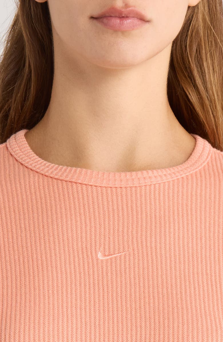 Nike Sportswear Chill Thermal T-Shirt, Alternate, color, Apricot Agate/ Apricot Agate