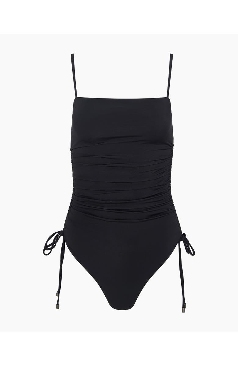 Onia Allegra Tricot One-Piece, Alternate, color, Black