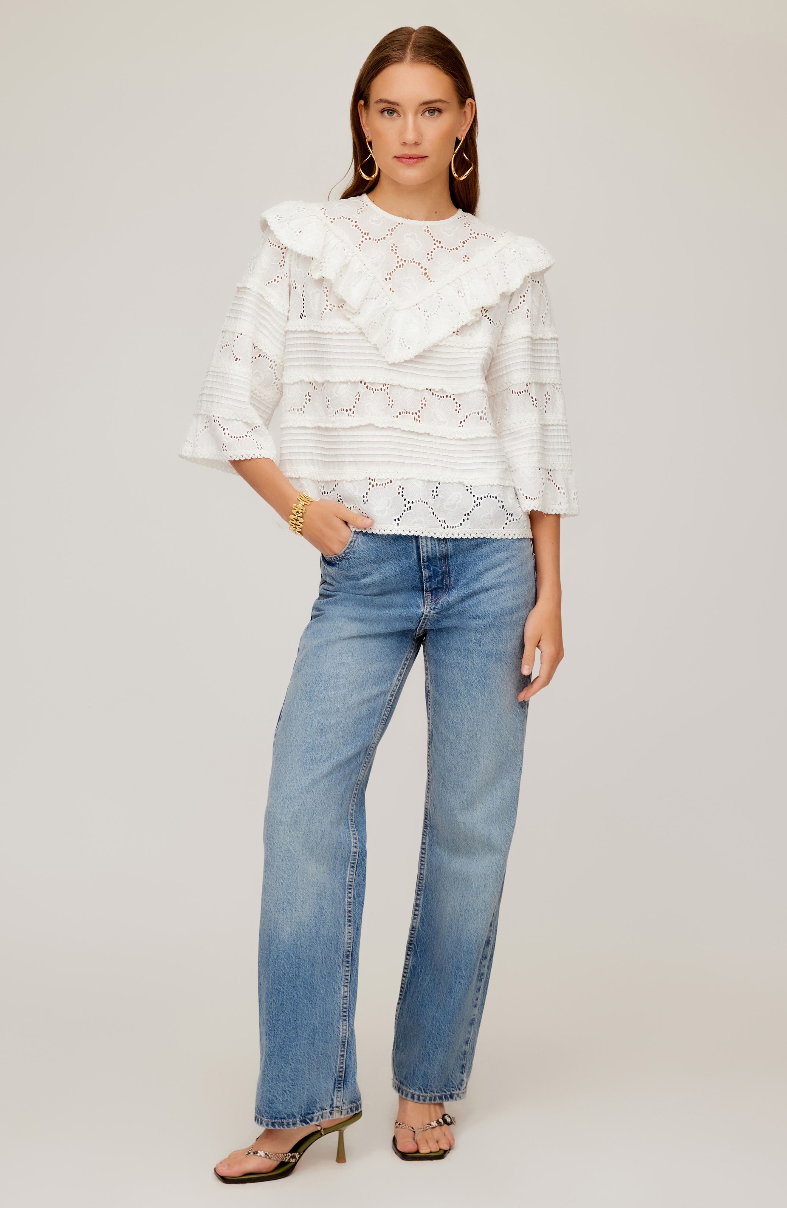 Flora Eyelet Top - image 2