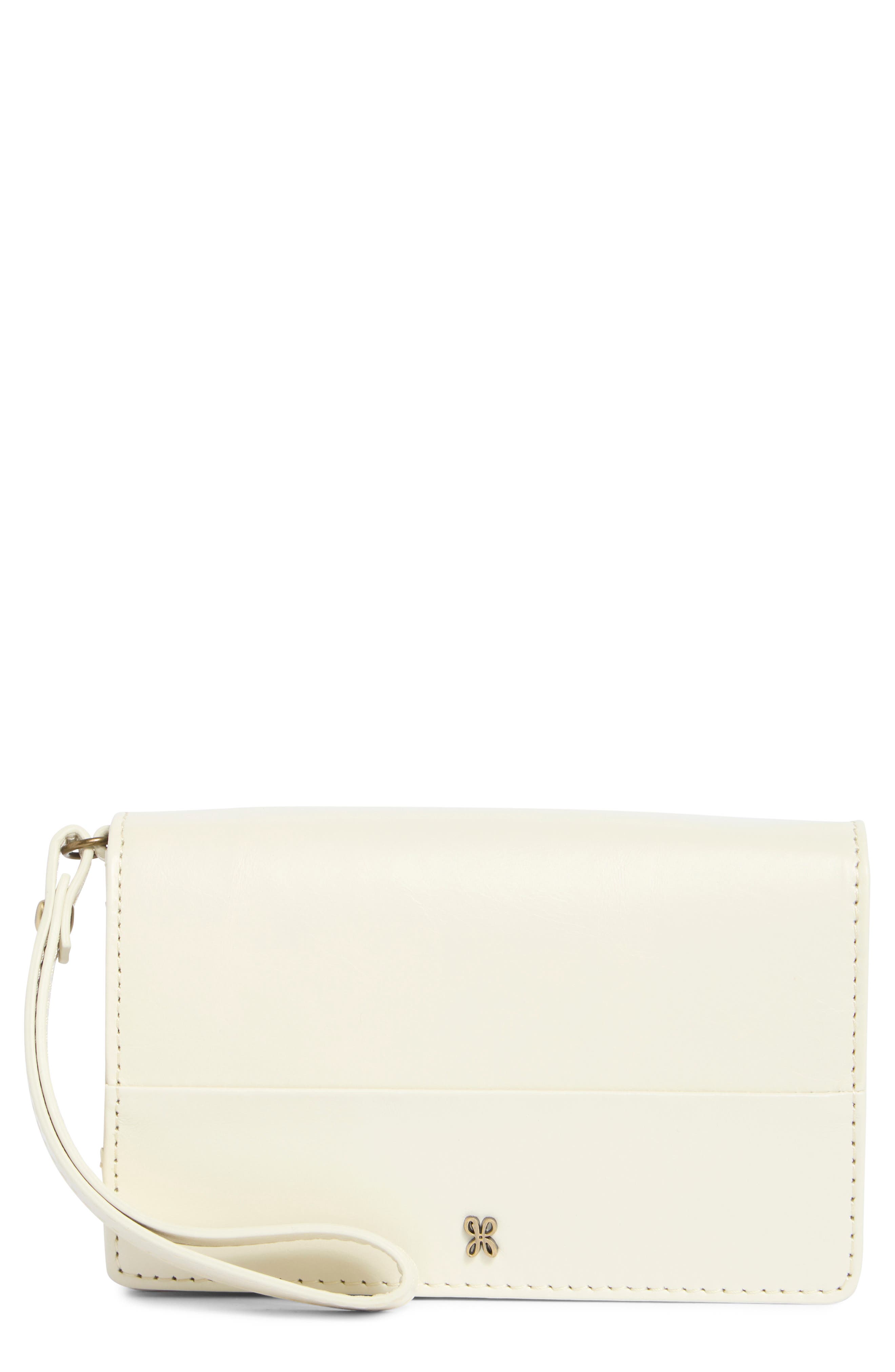 Jill Leather Wristlet, Main, color, LILY