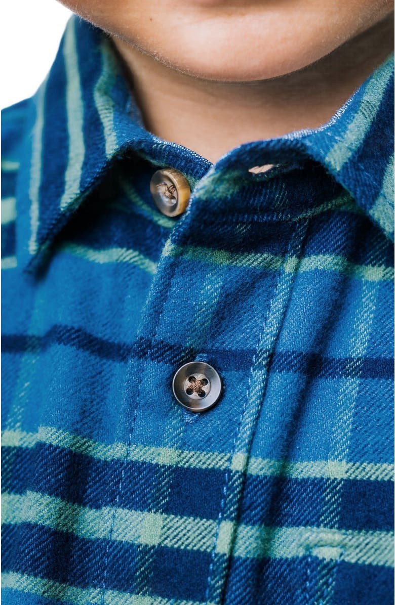 Hope & Henry Boys' Organic Flannel Shirt, Kids, Alternate, color, 