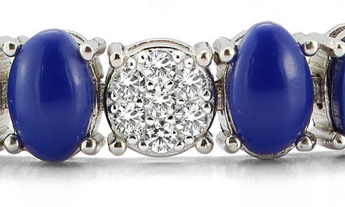 Chloe & Madison Chloe And Madison Cz Tennis Bracelet In Silver