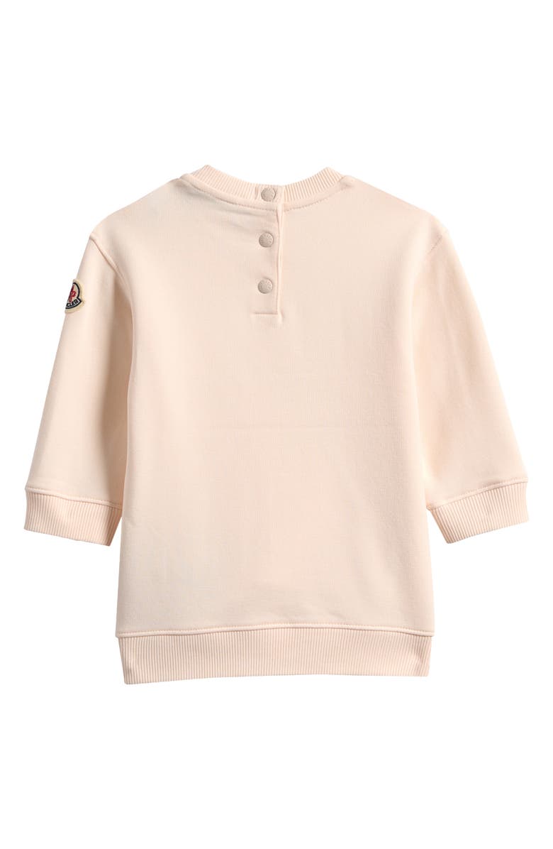 Moncler Kids' Sweatshirt Dress, Alternate, color, Pink