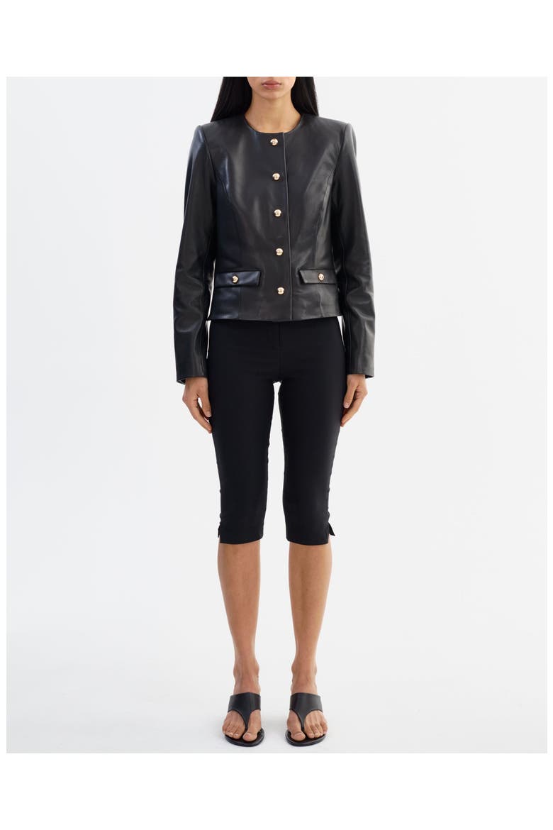 Lynn | Leather Jacket, Alternate, color, Black