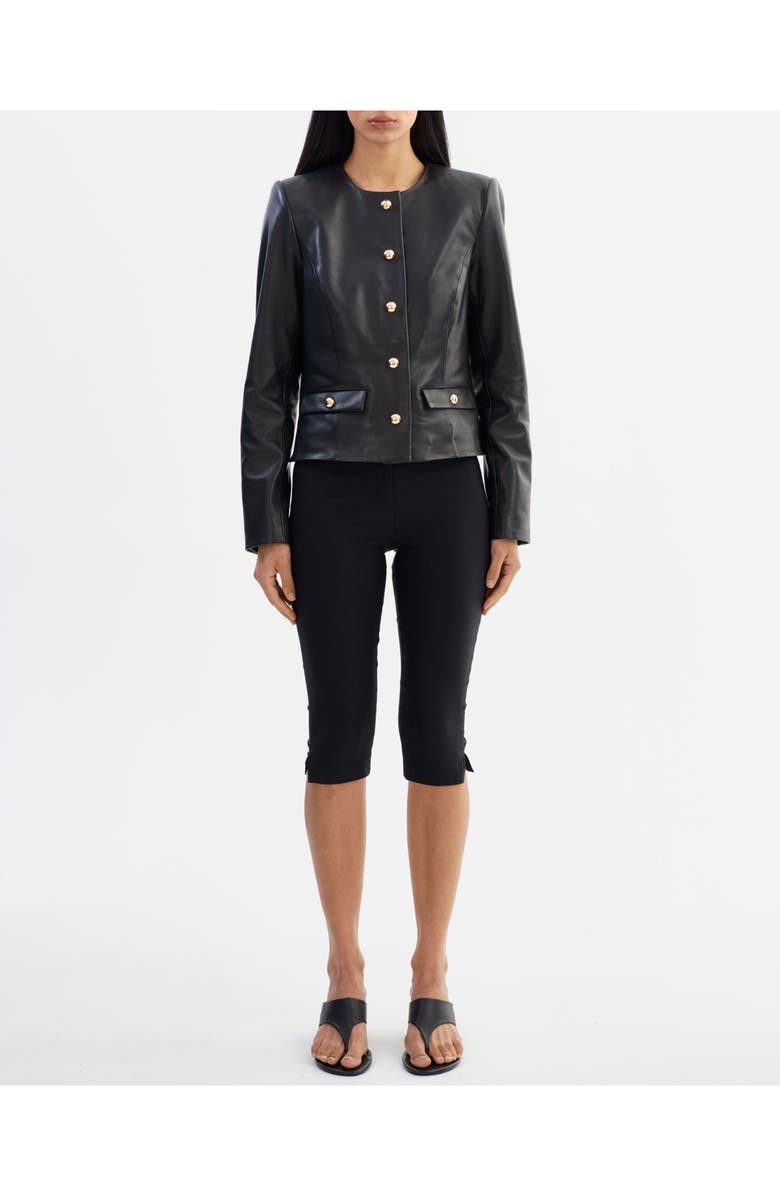 LAMARQUE Lynn | Leather Jacket, Alternate, color, Black