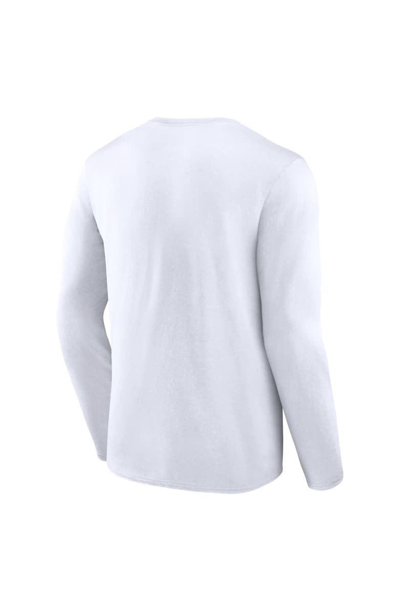 FANATICS Men's Fanatics  White Cincinnati Reds Press Box Long Sleeve T-Shirt, Alternate, color, 