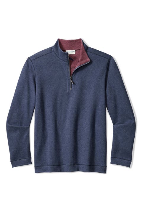 Flipview Reversible Half Zip Pullover (Big & Tall)