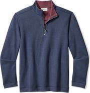 Tommy Bahama Flipview Reversible Half Zip Pullover