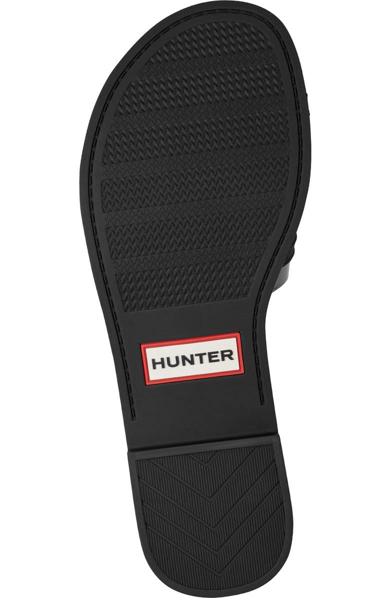 Hunter Marina Slide Sandal, Alternate, color, Black 001