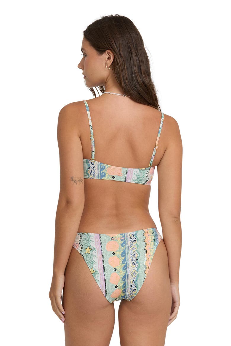 Tide Pool Maui Cheeky Bikini Bottoms, Alternate, color, LIGHT BLUE MULTI