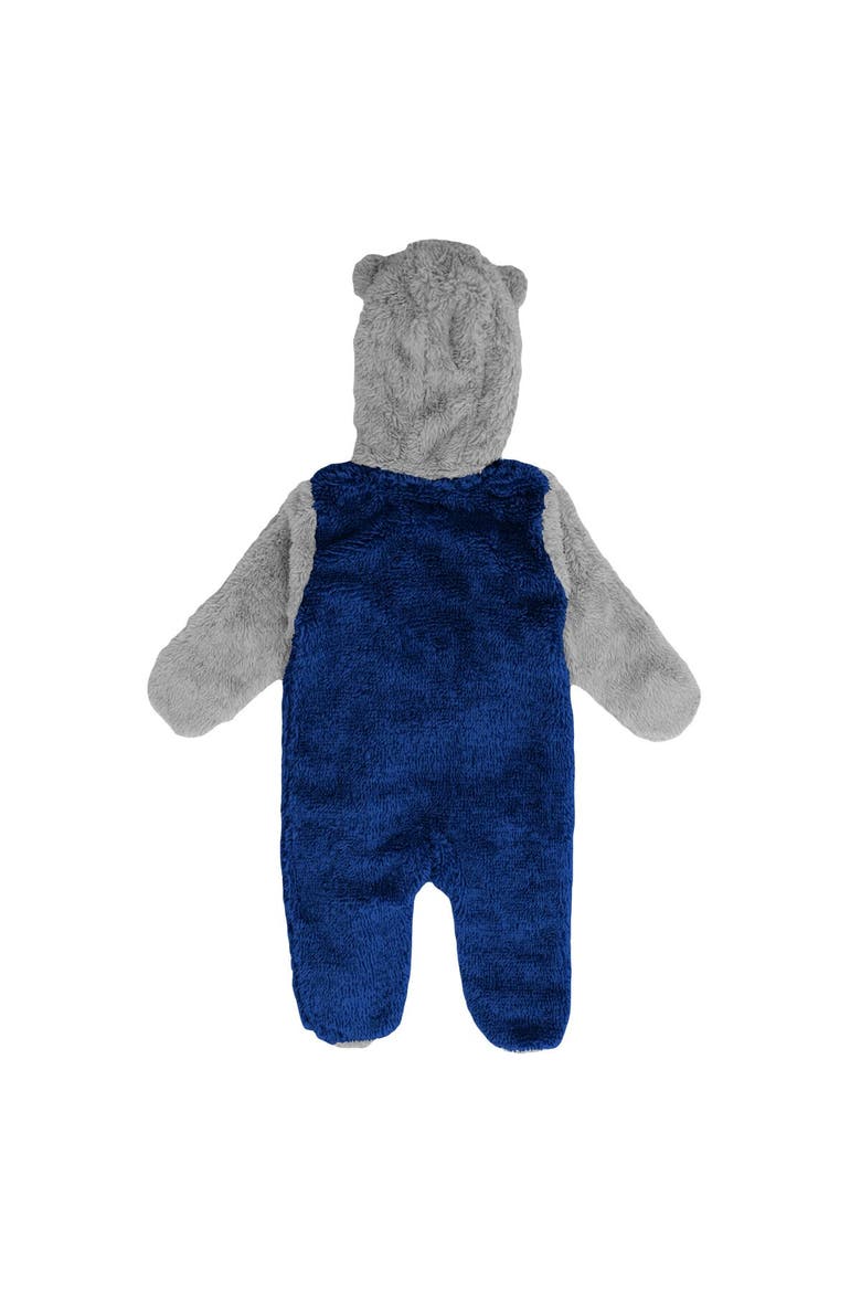 Newborn & Infant Blue Tampa Bay Lightning Game Nap Teddy Fleece Bunting Full-Zip Sleeper, Alternate, color, Blue