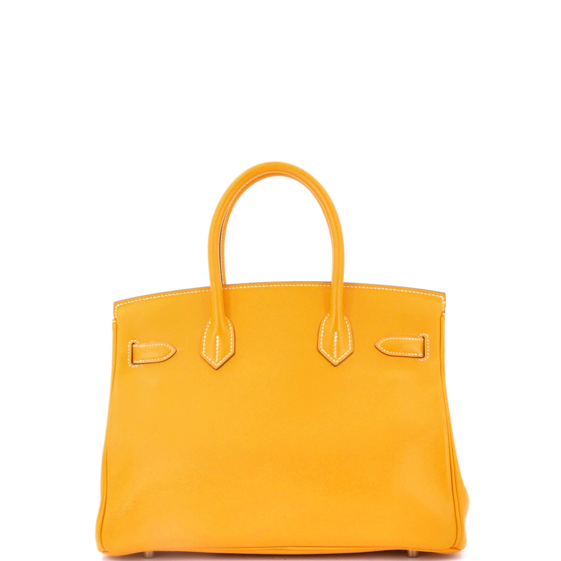 Pre-Owned Hermes Candy Birkin Bag Epsom 30, Alternate, color, Candy - Jaune D
or/Potiron