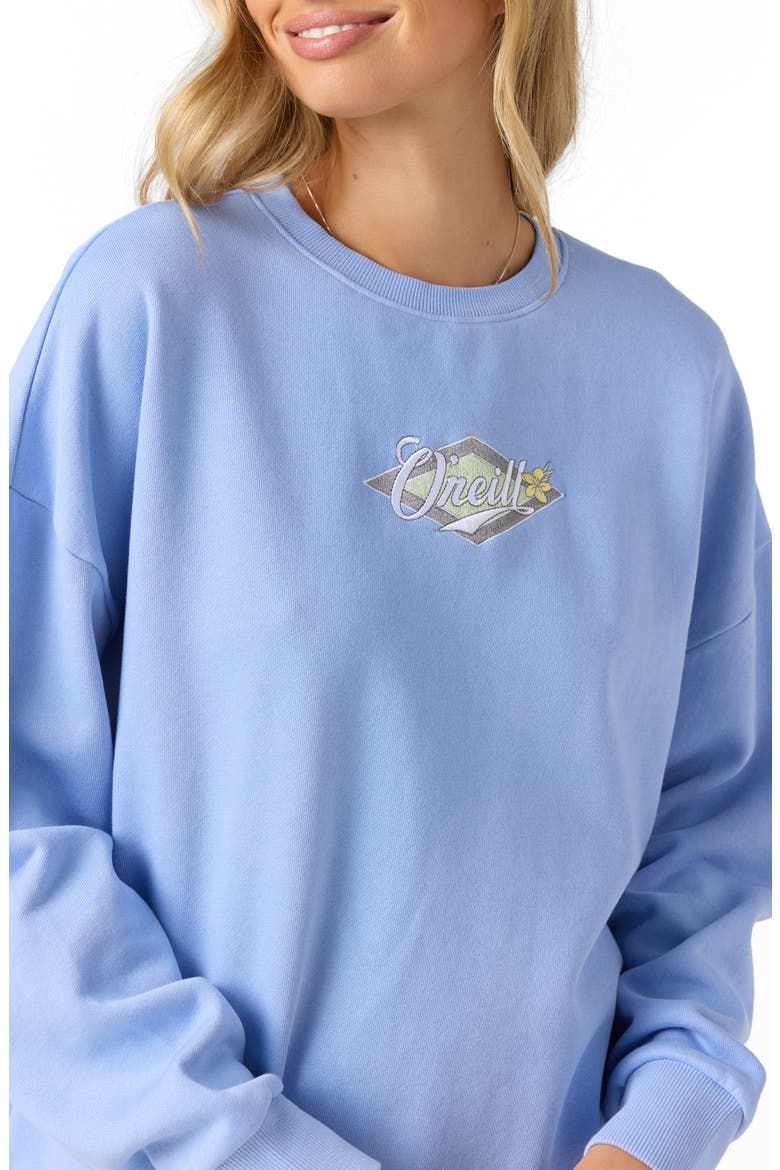 Solis Fleece Graphic Sweatshirt, Alternate, color, HYDRANGEA