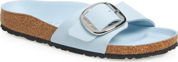 Madrid Big Buckle Natural Leather Patent High Shine Crocus