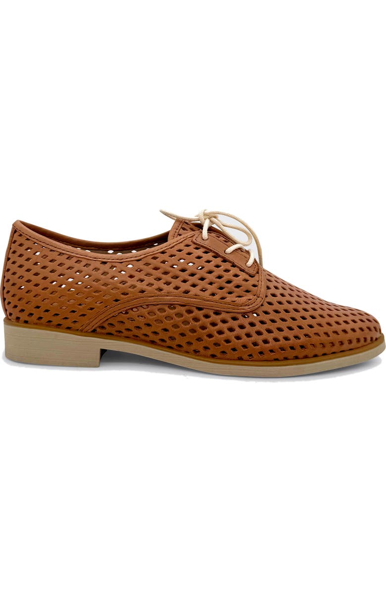 CHELSEA CREW Woody Perforated Derby, Alternate, color, Tan