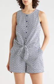 Sanctuary Socialize Eyelet Tie Hem Tank