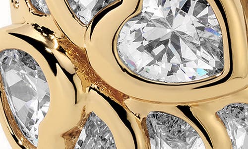 Miranda Frye Mixed Cut Cubic Zirconia Cocktail Ring In Gold