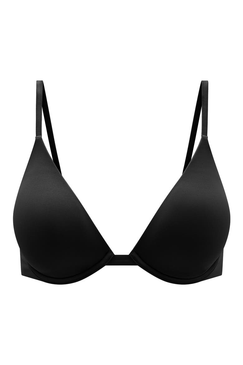 Zero Edge™ Contour Underwire Bra, Alternate, color, BLACK