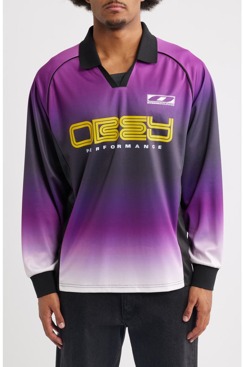 Spectrum 89 Graphic Performance Jersey, Main, color, PURPLE GRADIENT