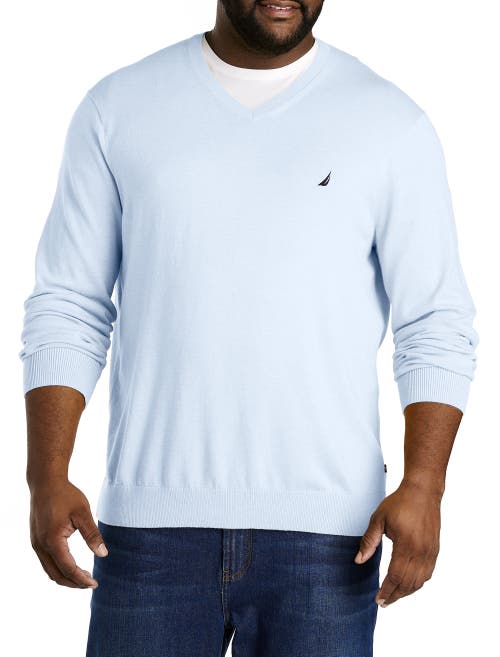Nautica Navtech Crewneck Sweater in Skyway 