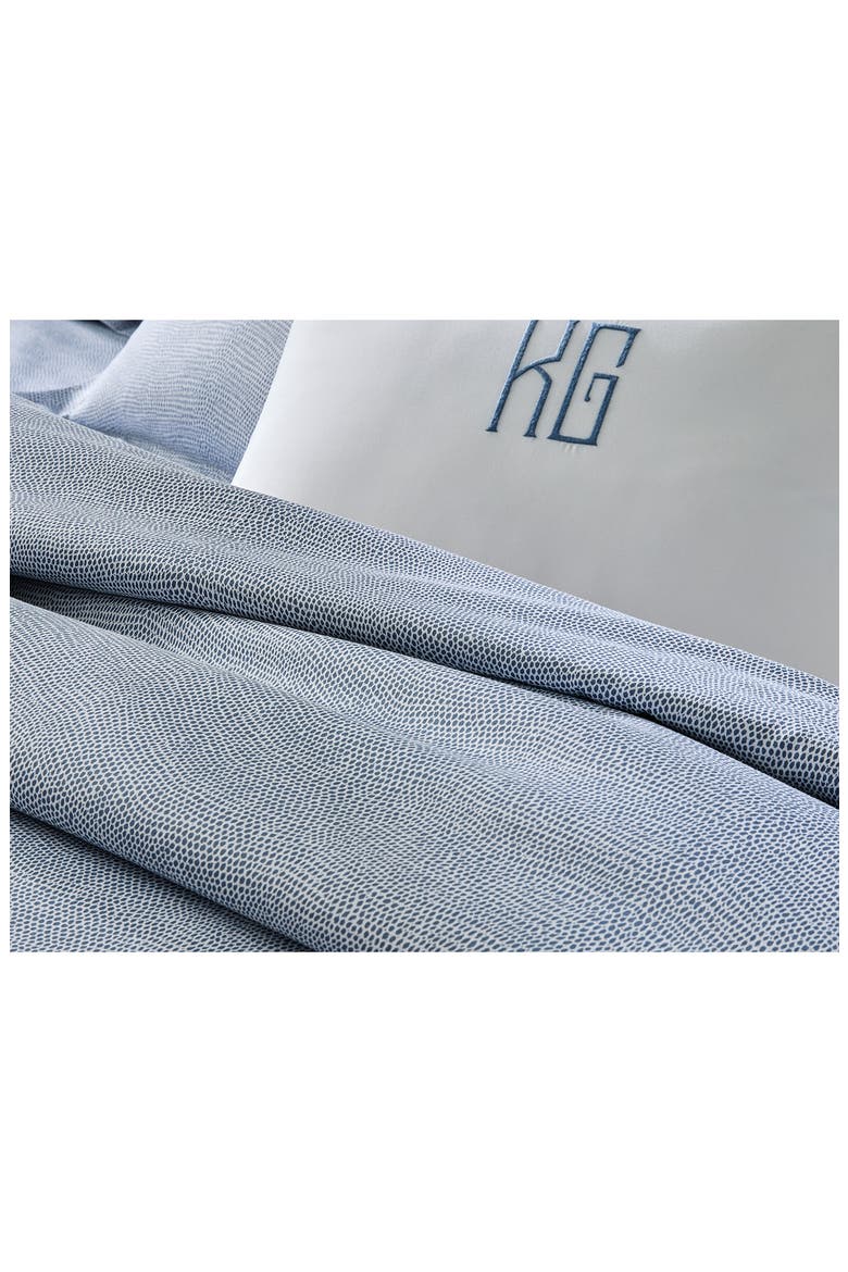 Jasper Cotton Sateen Fitted Sheet, Alternate, color, STEEL BLUE