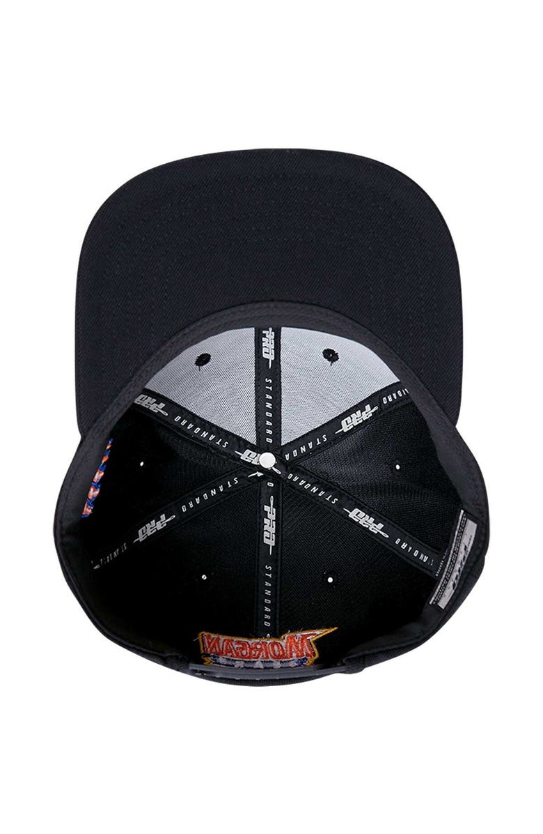 PRO STANDARD Men's Pro Standard Black Morgan State Bears Arch Over Logo Evergreen Snapback Hat, Alternate, color, 