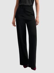 The Fold Adelaide Clever Crepe Wide Leg Trousers