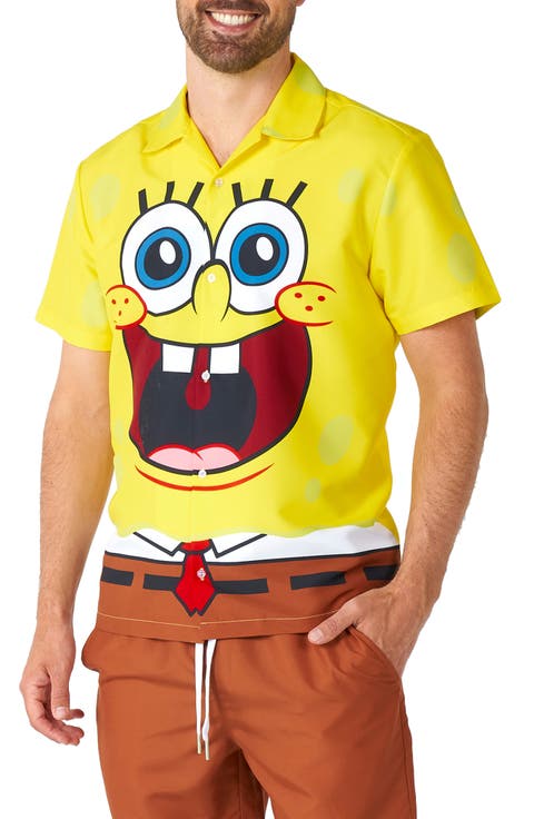 Spongebob Camp Shirt & Shorts Set