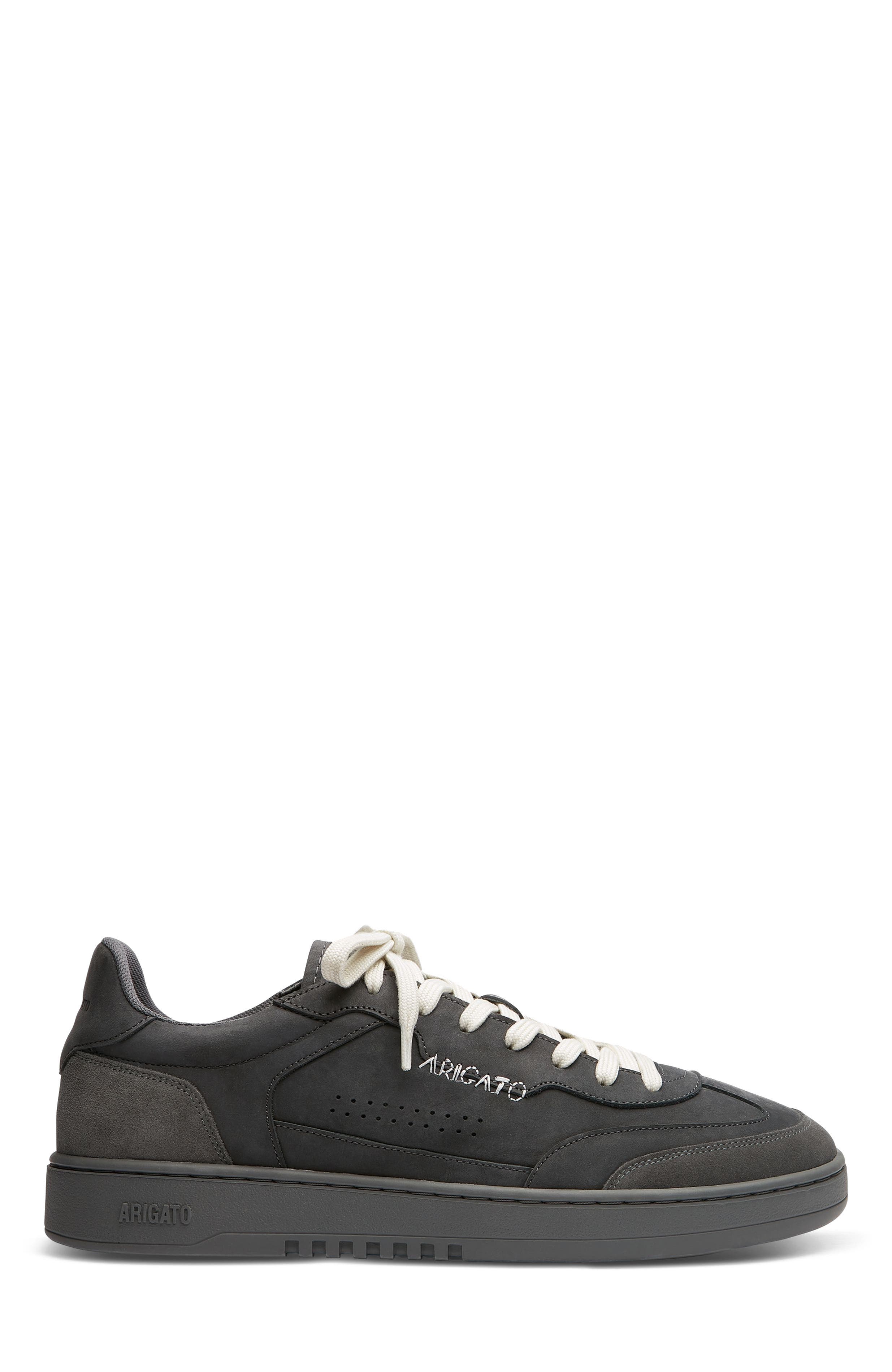 Axel Arigato Dice T-Toe Leather Sneaker, Alternate, color, Off Black/Off Black